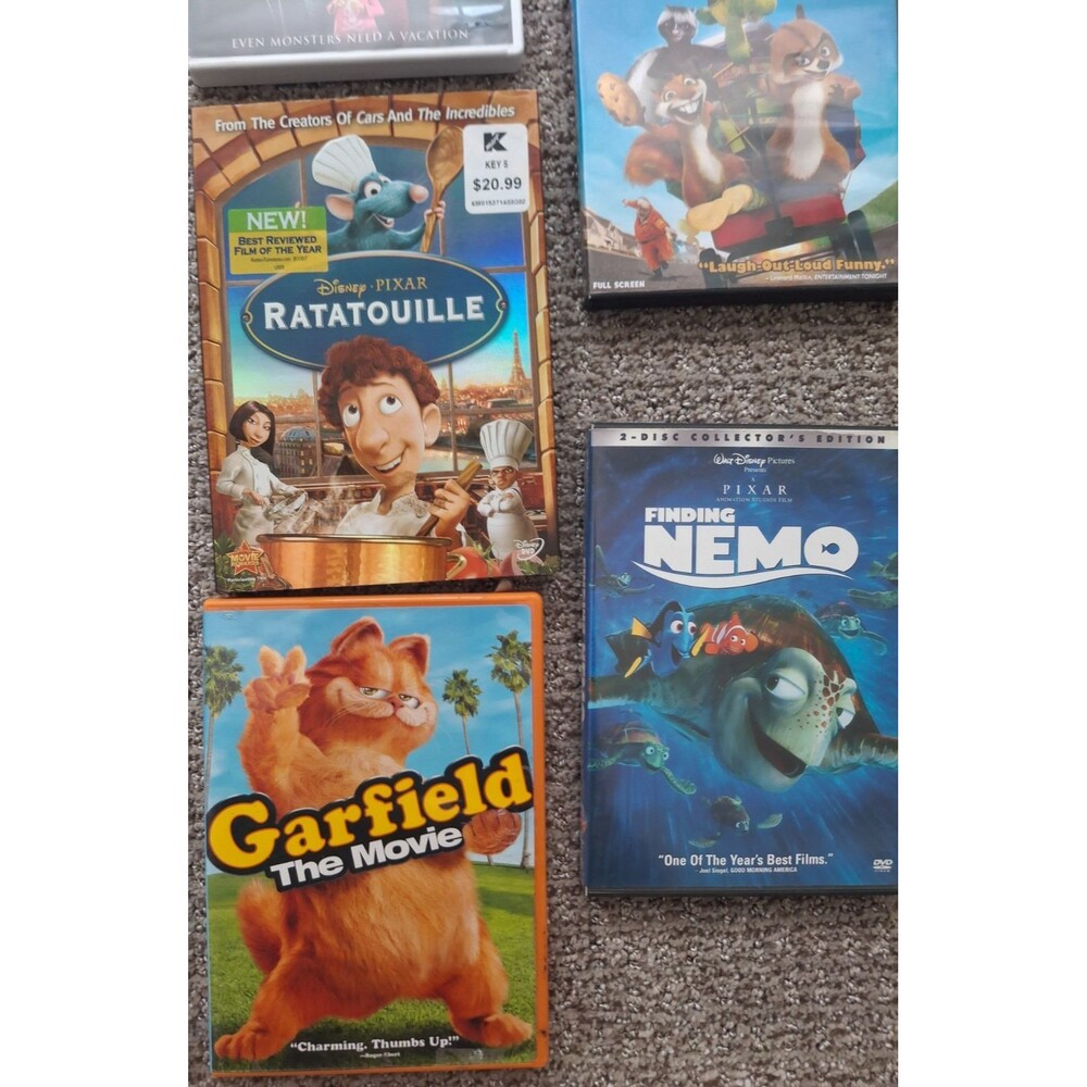 Lot of 11 Walt Disney Pixar DVD Movies Animated Cartoon Family Kids Children - Picture 4 of 6